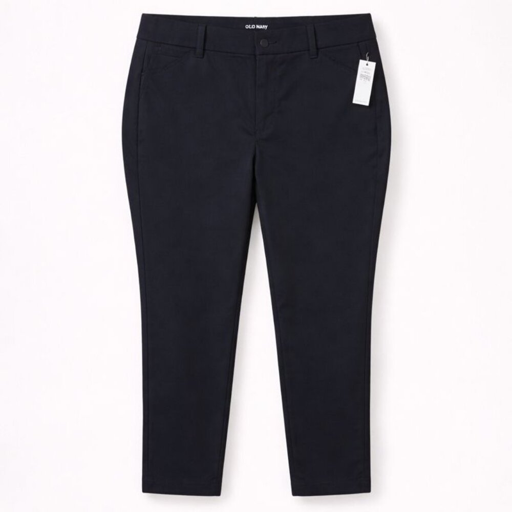 NWT Old Navy Pixie Skinny Pants Black Size 22 High Rise Secret-Smooth Work Plus